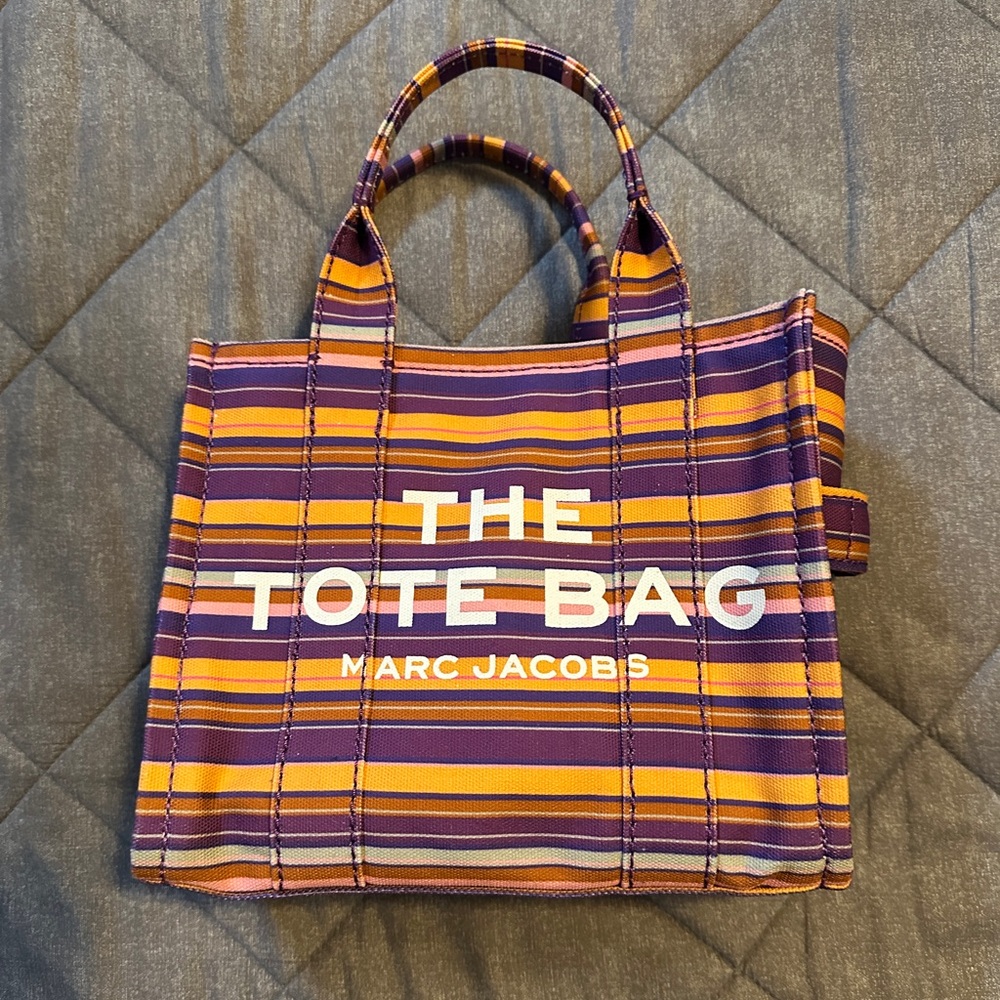 Marc Jacobs Striped Mini Tote